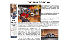 Desktop Screenshot of mancaves.com.au